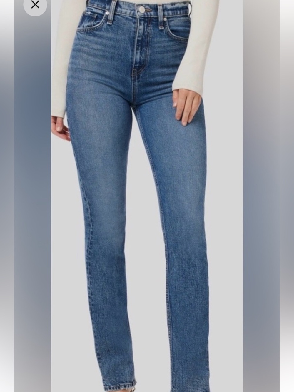 Hudson jeans High-Rise Straight Leg Women's Jeans - Medium Blue
